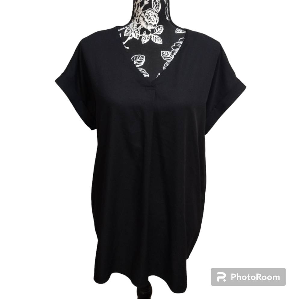 Soft Surroundings Oversized Short Sleeve blouse